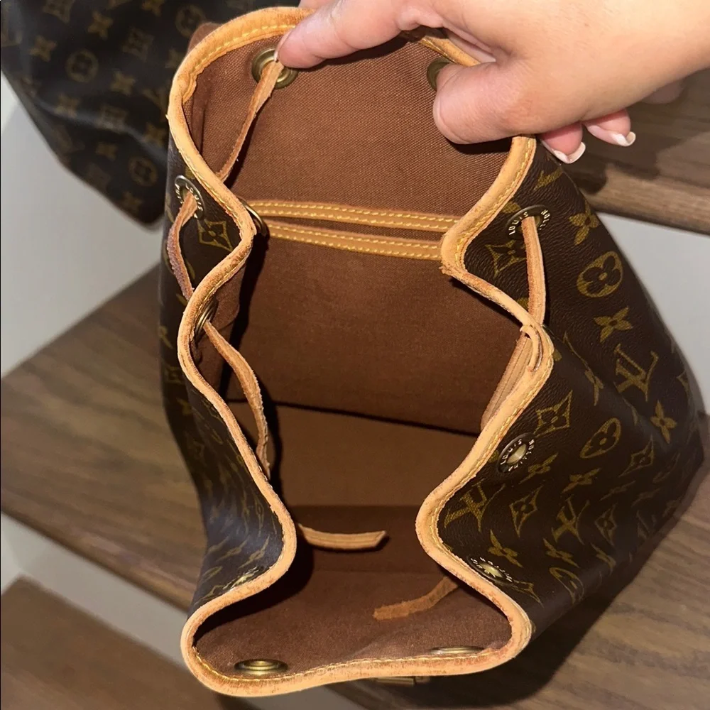Louis Vuitton backpack montsouris LV monogram bag mm vintage designer backpack - Picture 12 of 17